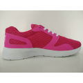 Rose Red Mesh Light Casual Schuhe für Ladis